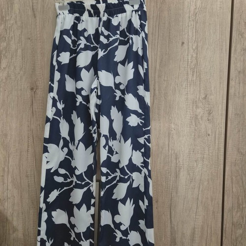 Kimono pants set new, white and blue, size S, Greek designer