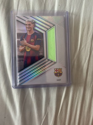 Gavi Game Jersey card 12/12 like new Futera