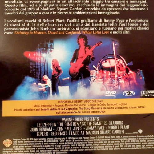 Led Zeppelin pack of 4 DVDs new (3 DVDs + 1 double DVD)