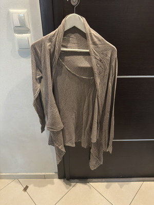 Mango Basics asymmetrical cardigan beige like new, size L