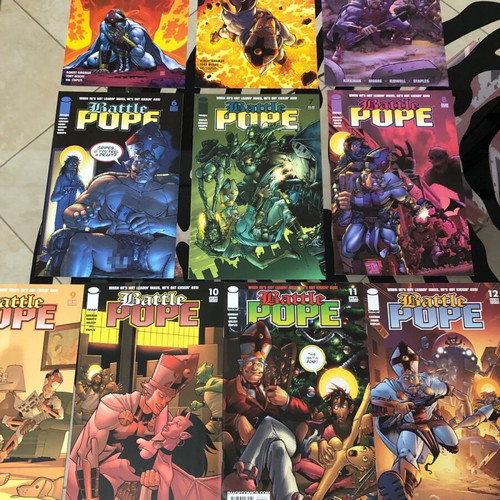 Battle Pope set of 10 comics #3-12 new 2005 Kirkman Image