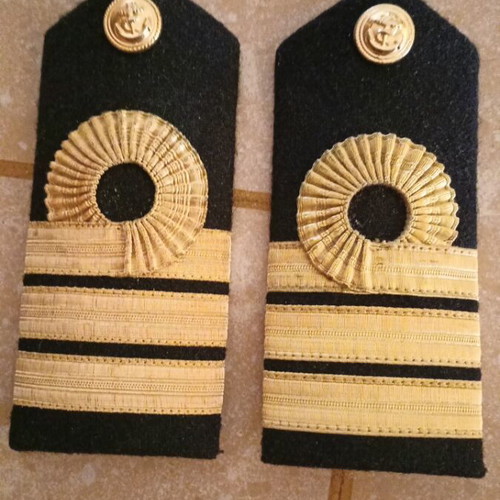 Navy Summer Epaulets like new