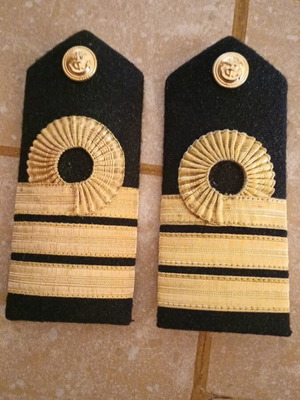 Navy Summer Epaulets like new