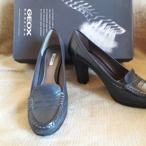 Geox Respira No 36 pumps new, grey with 8-9 cm heel