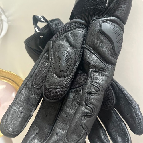 Dirt 4 Ladies Black FGS208 Rev'It Summer Motorcycle Gloves like new