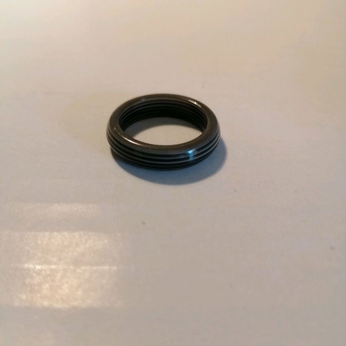 Dark gray plexiglass ring new