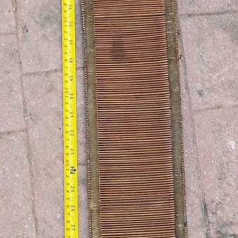 Antique wooden 10 dent heddle reed used, decorative rustic piece
