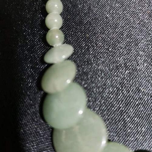 Nephrite semi-precious stone necklace
