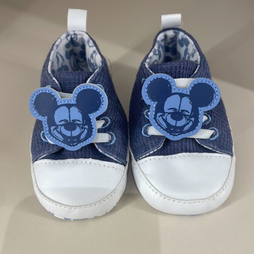 Mickey Mouse baby shoes like new, up to 10cm