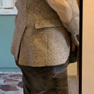 Zara men's jacket used gray size S