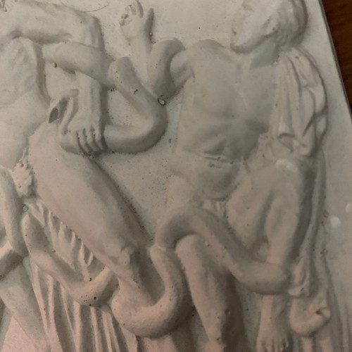 Laocoön Group used, plaster embossed wall decoration