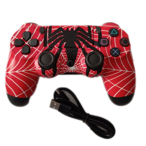 Spiderman Red Doubleshock wireless controller for PS4 new