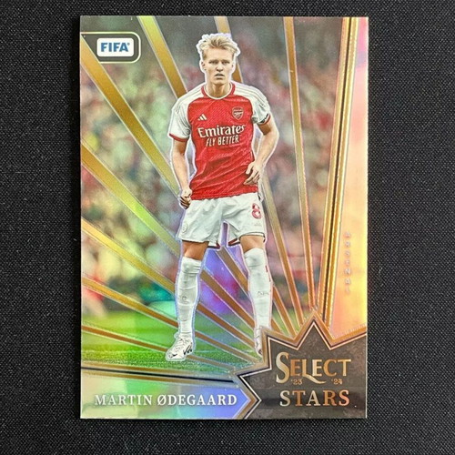 Martin Odegaard 2023-24 Panini Select FIFA Select Stars Silver Prizm Holo card like new
