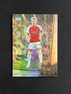 Κάρτα Martin Odegaard 2023-24 Panini Select FIFA Select Stars Silver Prizm Holo σαν καινούργιο