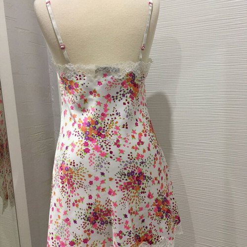 Victoria's Secret floral satin slip dress, size M