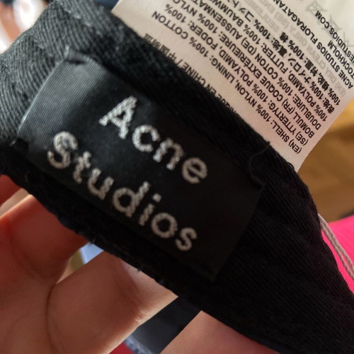 Acne Studios Covia Face Tech cap hat
