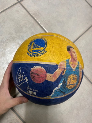 Spalding basketball used Stephen Curry