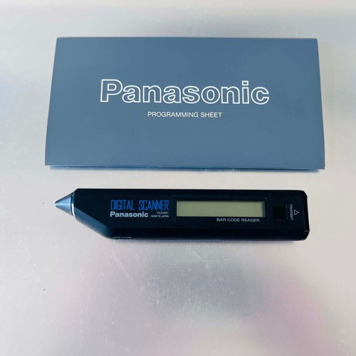 Panasonic Digital Barcode Scanner like new with Original Case and Programming Sheet
