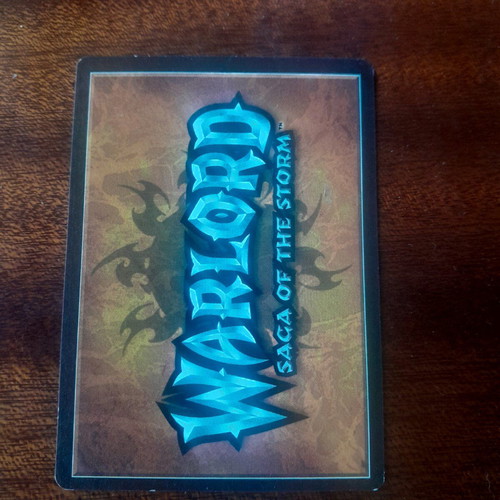Warlord collectible glossy card The Simurgh like new