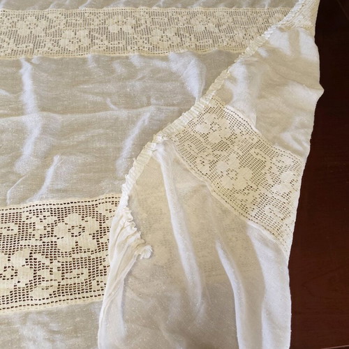 Handmade curtain 130x220 like new, beige