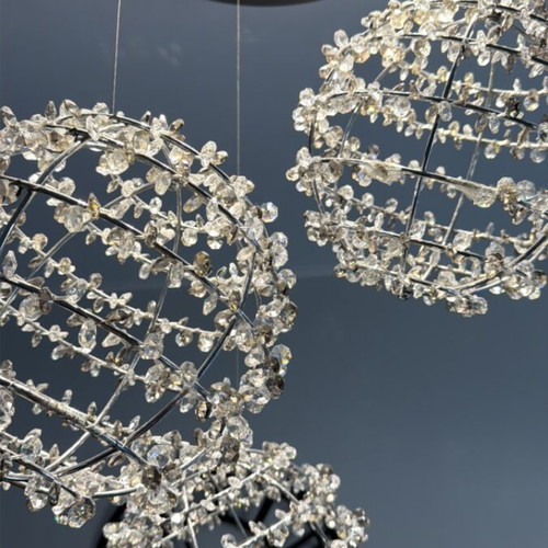 Swarovski multi-light chandelier