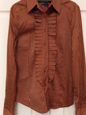 Zara shirt like new, size M, beige and red