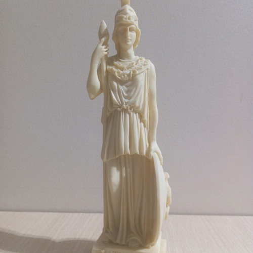 Athena handmade alabaster statue like new, 25 cm