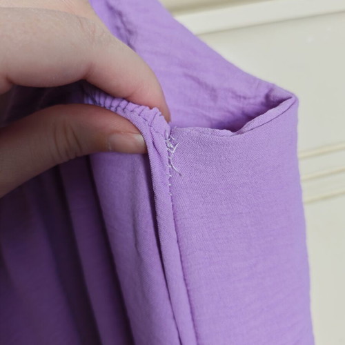 Lilac one-piece jumpsuit with pockets used