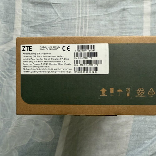 ZTE modem router new