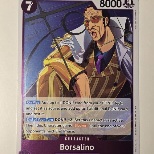 Borsalino One Piece Card Game OP16-073 Rare like new