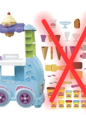 Play Doh ice cream truck without accessories
