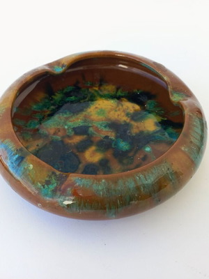 Ceramic large vintage ashtray like new handmade