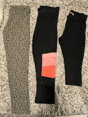 Zara leggings for girls 9-10 years used, pack of 2 plus 1 gift