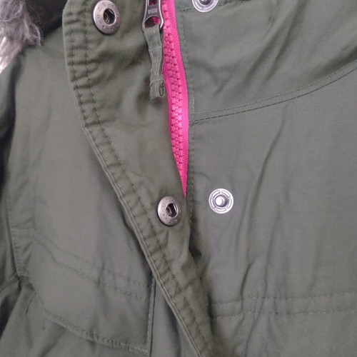 Columbia kids jacket like new, green, 10-12 years