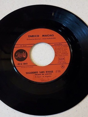 Βινύλιο 45 Enrico Macias μεταχειρισμένο, pop