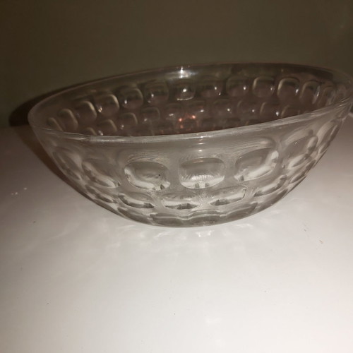Crystal bowl made of crystal, beautiful