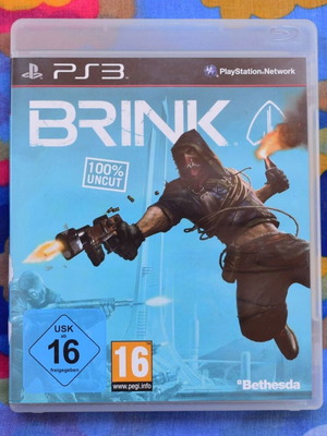 Brink PlayStation 3 game like new, action shooter sci-fi