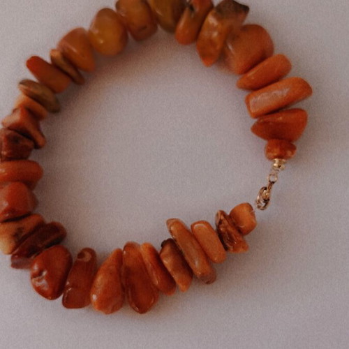 Royal amber bracelet 25 gm, raw natural