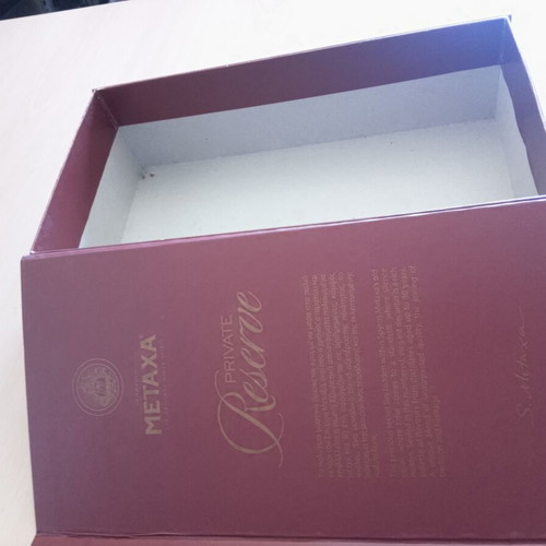 Metaxa collectible empty box like new, 16x30x9 cm