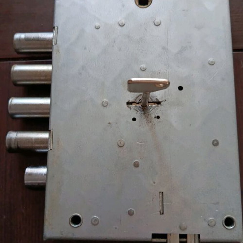 Potent 7000 lock for armored door like new with 5 keys