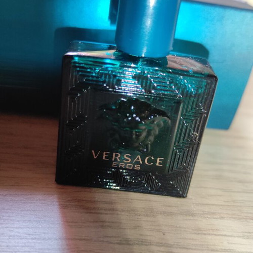 Versace Eros collectible set used, travel size eau de toilette 5ml, after shave 25ml, shower gel empty