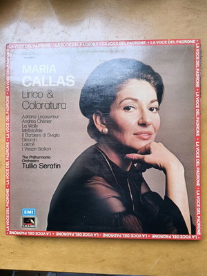 Maria Callas three records like new, Nirma, Lirico & Coloratura