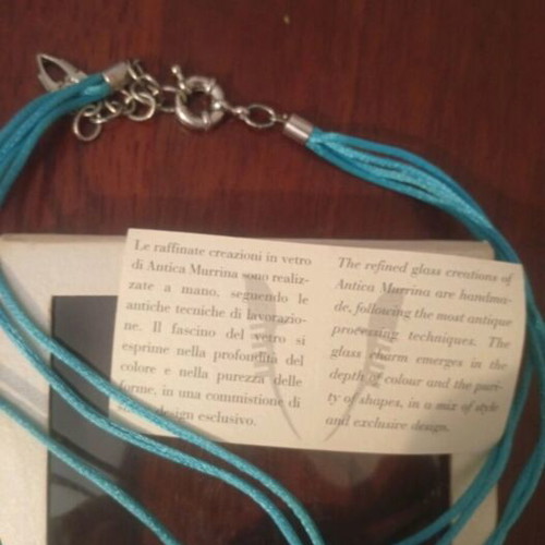 Antica Murrina Venezia Handmade Murano Glass Necklace new