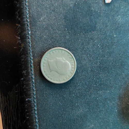 Greek 50 Lepta Coin from King Pavlos Period used