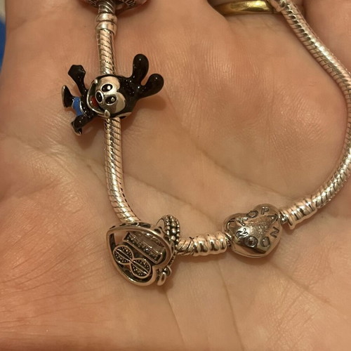 Pandora bracelet with Pandora charms