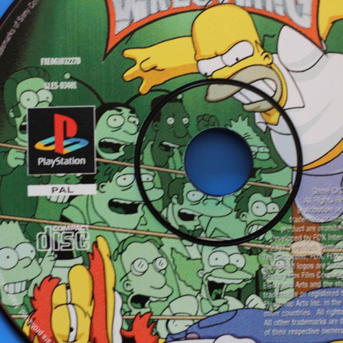 The Simpsons Wrestling PlayStation 1 used, disc only