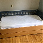  Μονό παιδικό κρεβάτι LARO με το στρώμα του