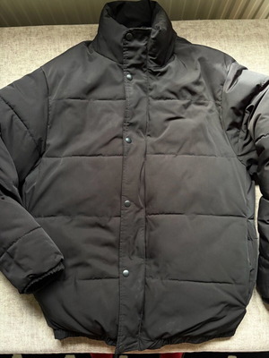 Men's puffer jacket Zara used, black, size M
