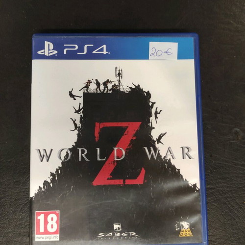 World War Z PlayStation 4 game used, action