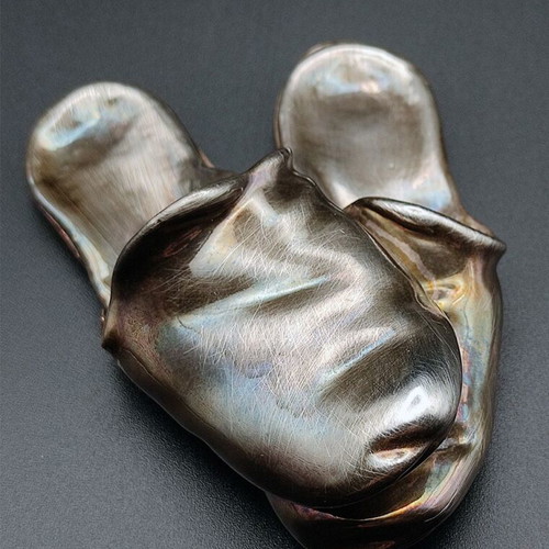 Decorative Silver Slipper used (998) 72gr